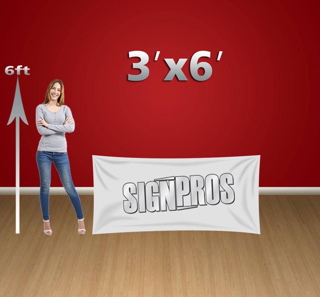 How big is a 3 x6 banner?